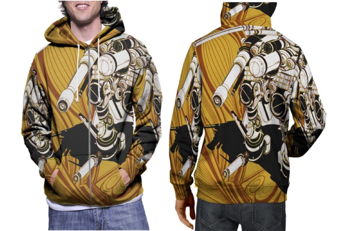Machine Tank - Premium 3D Hoodie | Soft Pullover | Unisex S-3XL