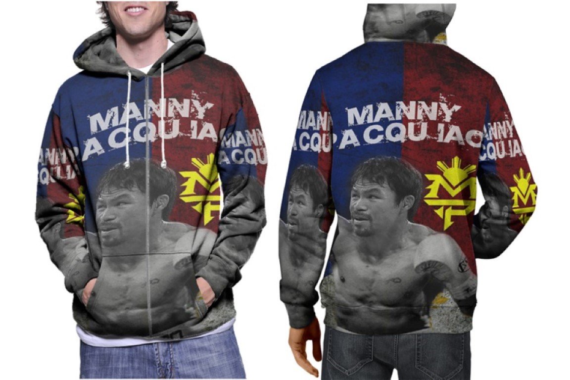 Manny Pacquiao Pac Man Boxing Champion Philippines World Champ - Premium 3D Hoodie | Soft Pullover |