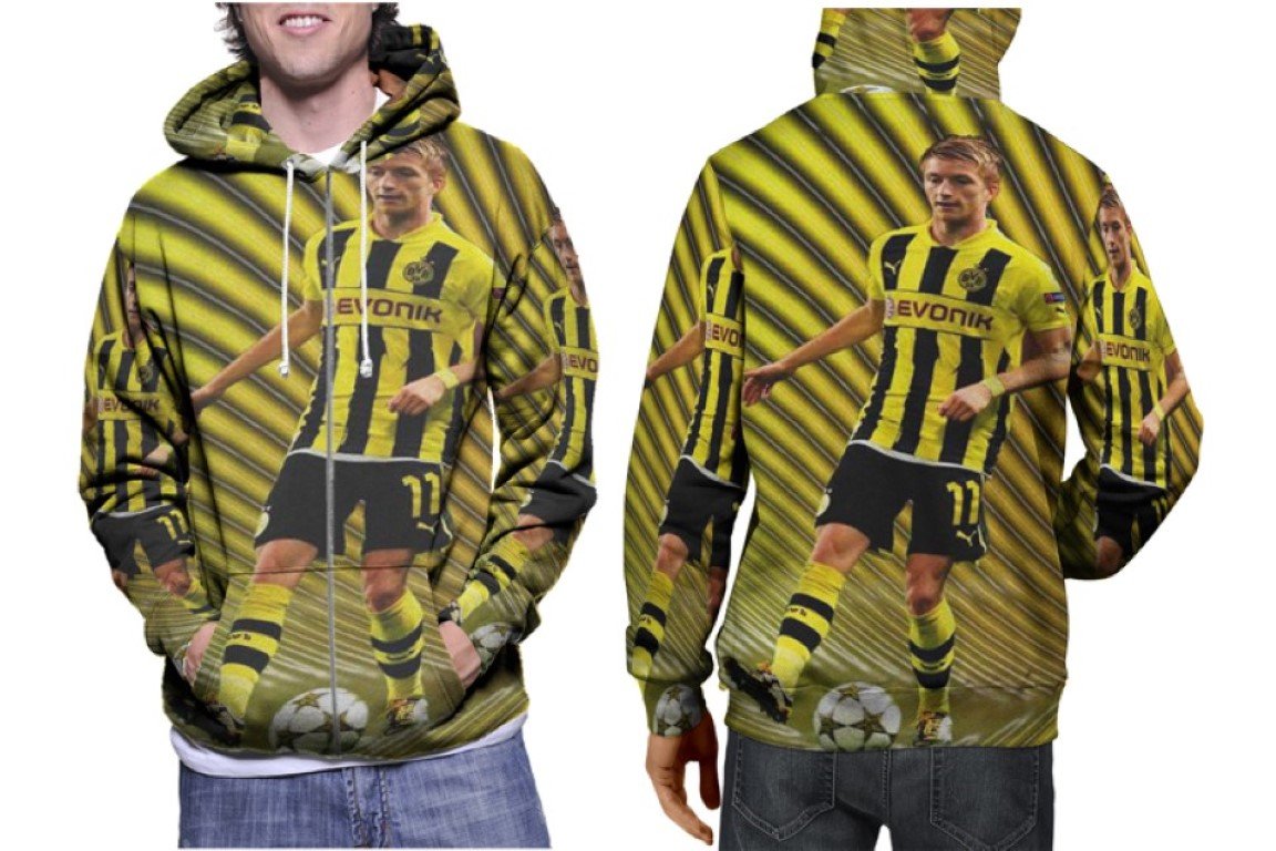 Marco Reus UCL - Premium 3D Hoodie | Soft Pullover | Unisex S-3XL