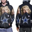 Marilyn Monroe Dallas Cowboys Jersey - Premium 3D Hoodie | Soft Pullover | Unisex S-3XL