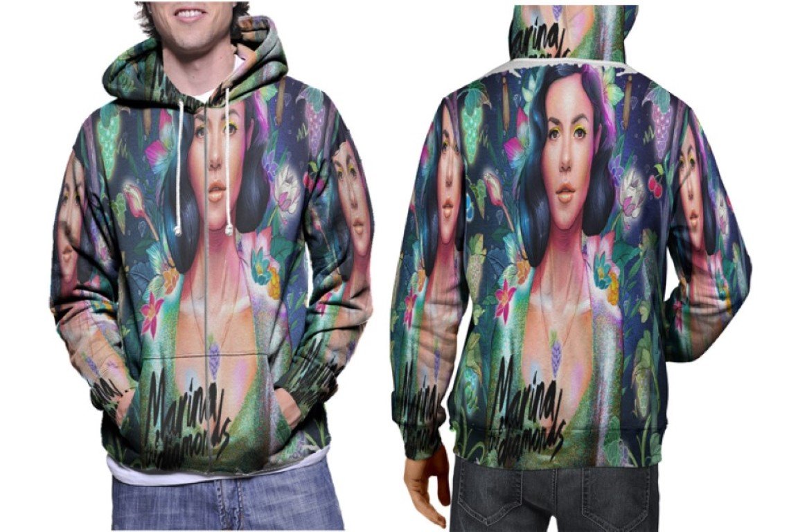 Marina And The Diamond - Premium 3D Hoodie | Soft Pullover | Unisex S-3XL