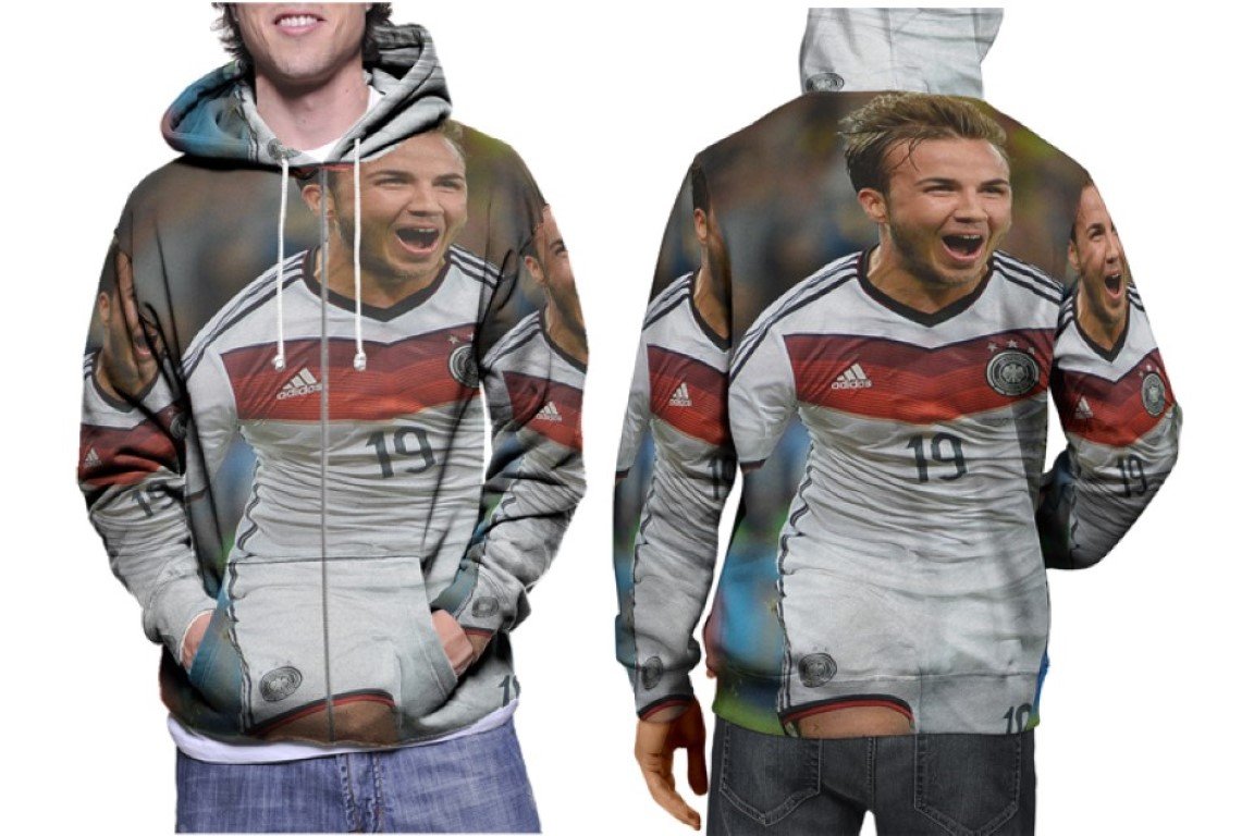 Mario Gotze German Soccer Player - Premium 3D Hoodie | Soft Pullover | Unisex S-3XL