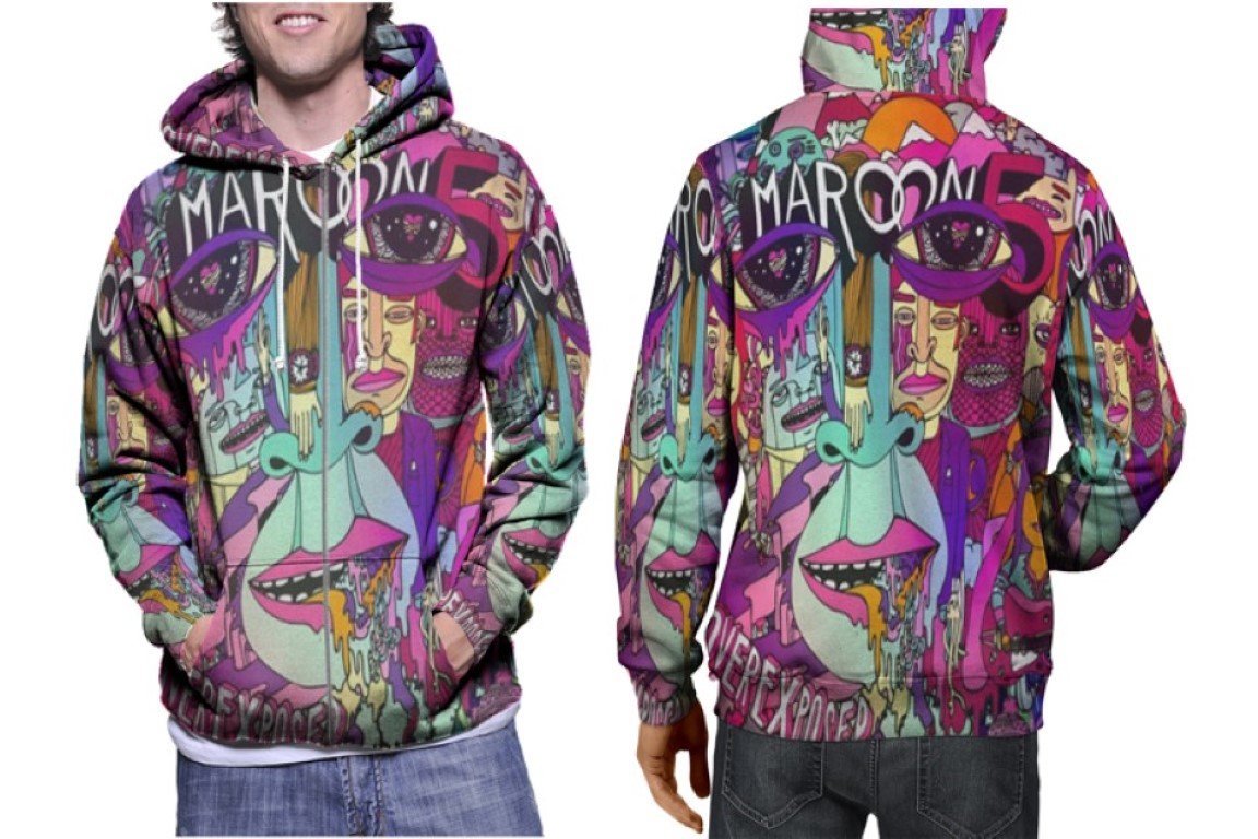 Marron 5 Concer Tour - Premium 3D Hoodie | Soft Pullover | Unisex S-3XL