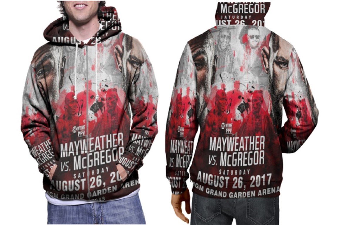Mayweather Mc Gregor The Money Fight - Premium 3D Hoodie | Soft Pullover | Unisex S-3XL