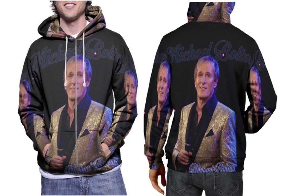 Michael Bolton - Premium 3D Hoodie | Soft Pullover | Unisex S-3XL