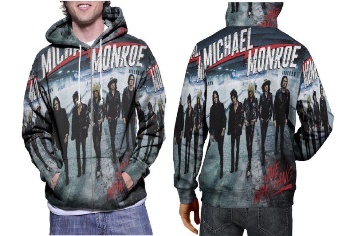 MICHAEL MONROE Last Train to Tokyo - Premium 3D Hoodie | Soft Pullover | Unisex S-3XL