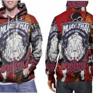 Muay Thai Boxing Hoodie // Martial Arts Fighter Pullover