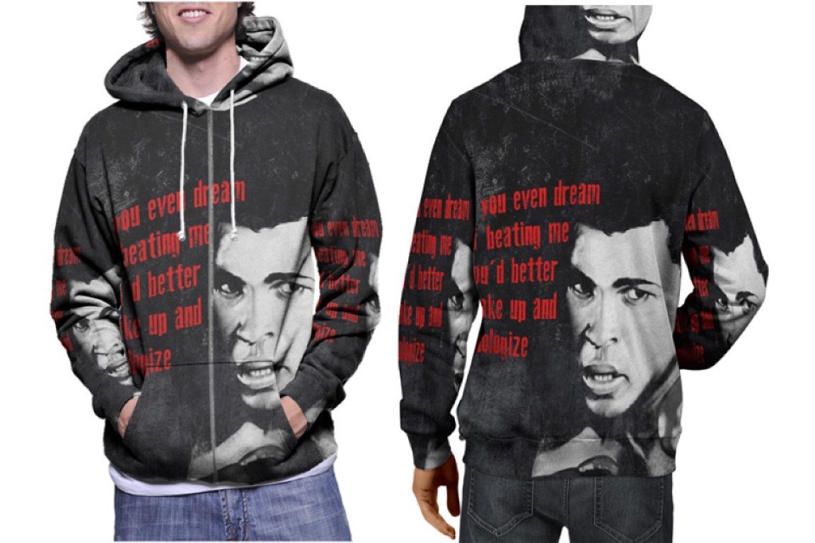 Muhammad Ali Boxing Legend Hoodie // Impossible Nothing Pullover