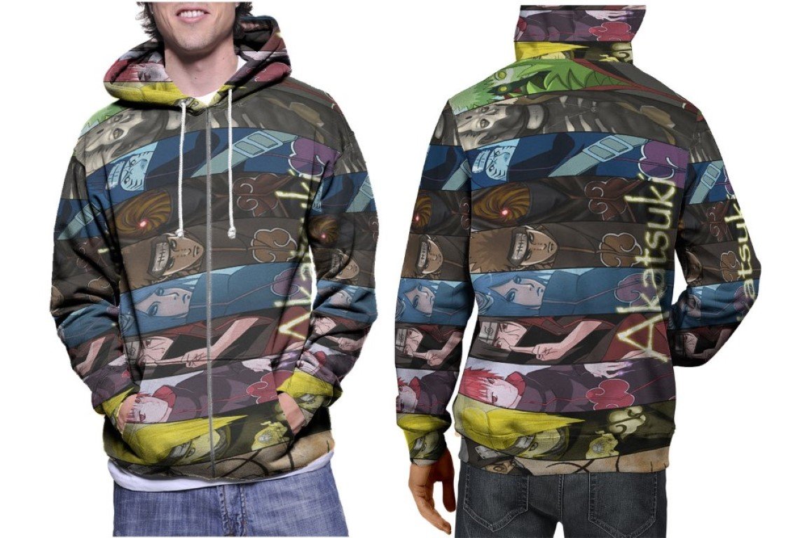 Naruto Akatsuki Cloud Hoodie // Anime Ninja Pullover