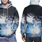 Naruto Chidori Sasuke Hoodie // Anime Action Pullover