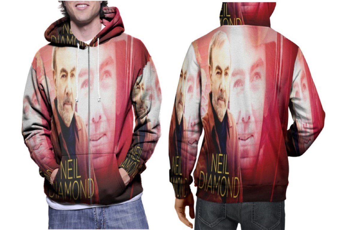 Neil Diamond Legend Hoodie // 50th Anniversary Tour Pullover