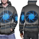 New Portal Aperture 2 Hoodie // Gamer Logo Pullover