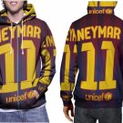 Neymar Barcelona Soccer Hoodie // Football Legend Pullover