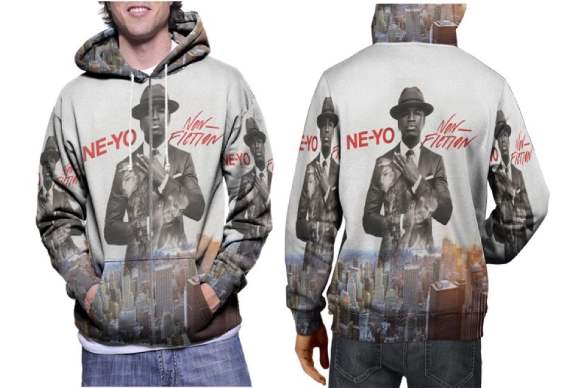 Ne Yo Non Fiction Hoodie // R&B Singer Pullover