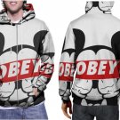 Obey Mickey Design Hoodie // Streetwear Art Pullover