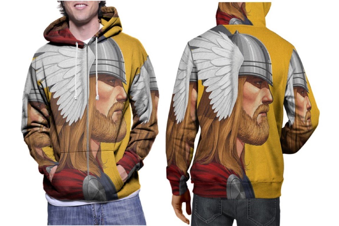 Odin Thor Father Hoodie // Norse Mythology Pullover