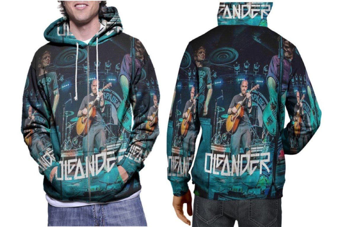 Oleander Grunge Band Hoodie // Post Grunge Music Pullover