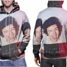 One Direction Harry Styles Hoodie // 1D Fan Art Pullover