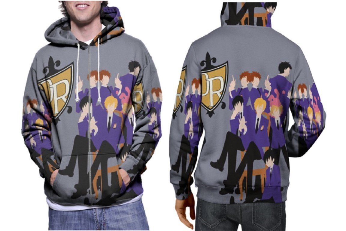 Ouran High School Hoodie // Host Club Anime Pullover