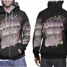 Peace Love and Music Hoodie // Hippie Graphic Pullover