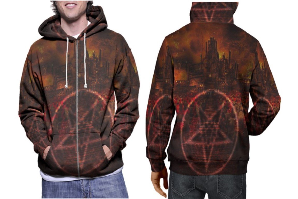 Pentagram Doom Metal Hoodie // Band Logo Pullover