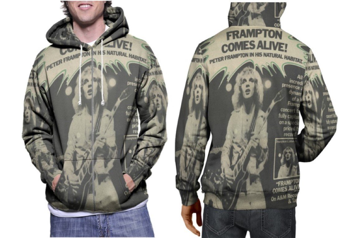 Peter Frampton Comes Alive Hoodie // Classic Rock Pullover