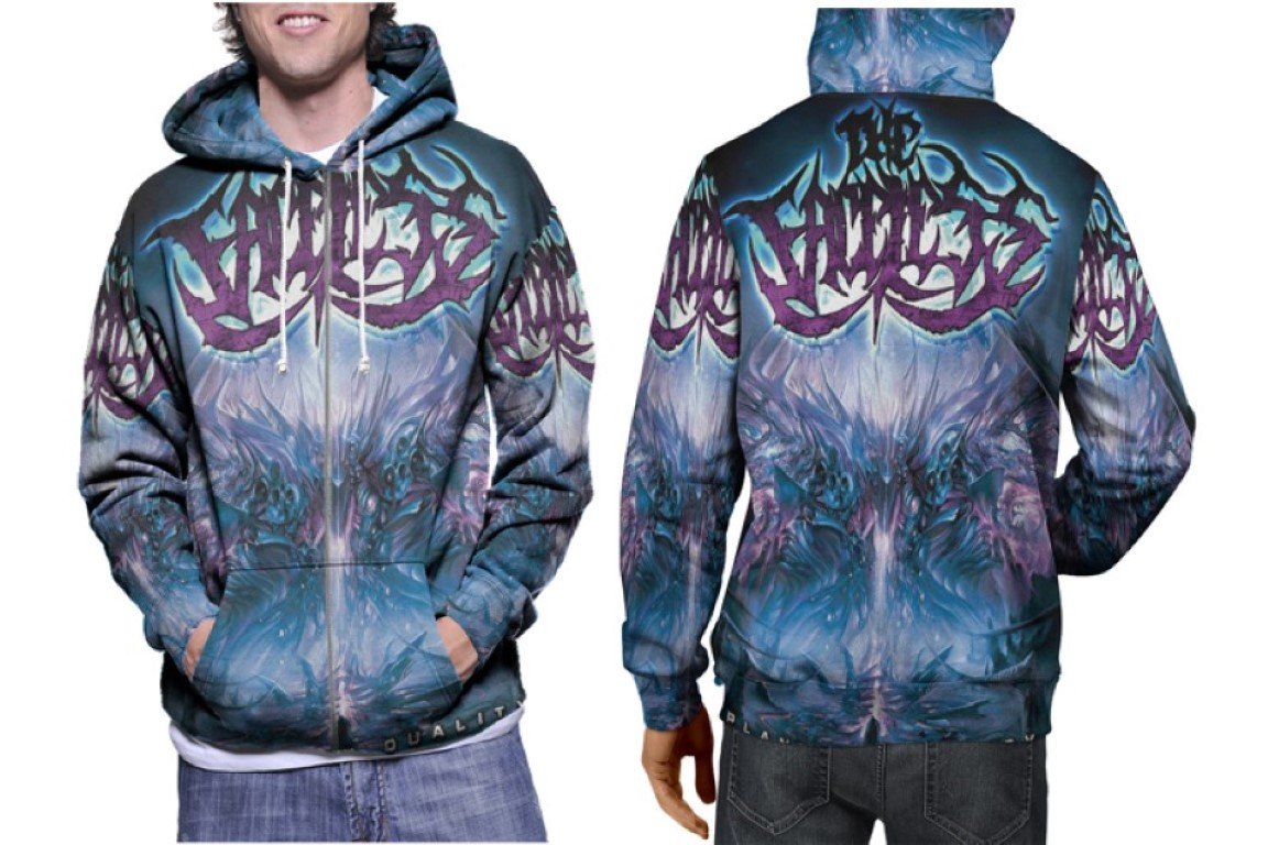 Planetary Duality The Faceless Hoodie // Tech Death Metal Pullover