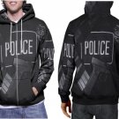 Police Department Badge Hoodie // Law Enforcement Pullover