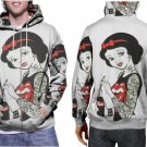 Punk Disney Snow White Hoodie // Rockabilly Tattoo Pullover
