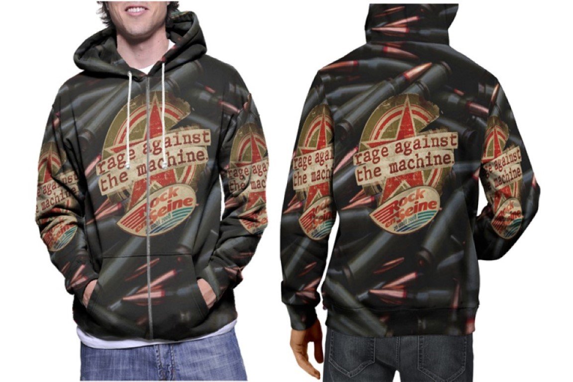 Rage Against The Machine Hoodie // RATM Band Pullover