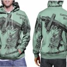 Raspberry Bulb Black Metal Hoodie // Atmospheric Band Pullover