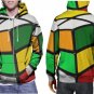 Retro Art Vintage Collection Hoodie // Camera Cube Combi Pullover