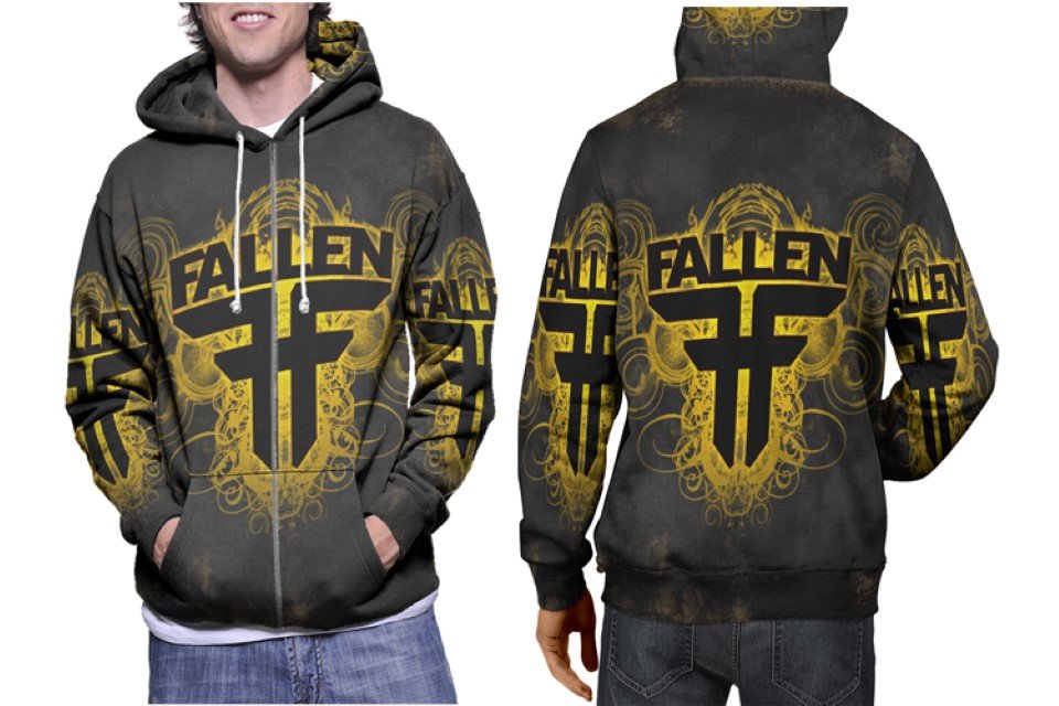 FALLEN SKATE Logo Hoodie // Skateboard Brand Pullover