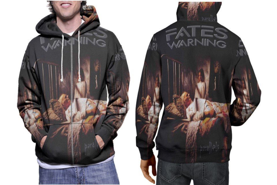 Fates Warning Band Hoodie // Prog Metal Pullover