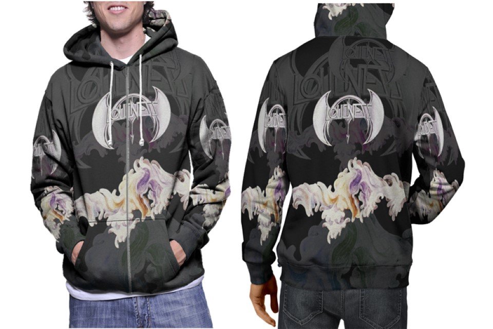 Devil Soldier Loudness Hoodie // Japanese Metal Pullover