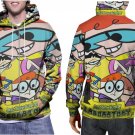 Dexter Laboratory Hoodie // 90s Cartoon Pullover