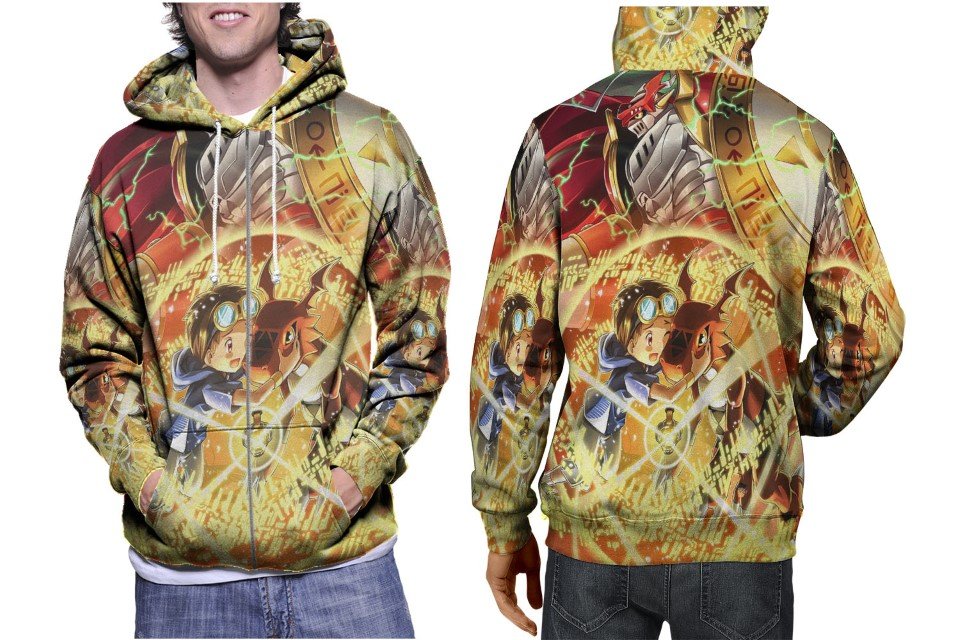 Digimon Digital Monsters Hoodie // Anime Series Pullover