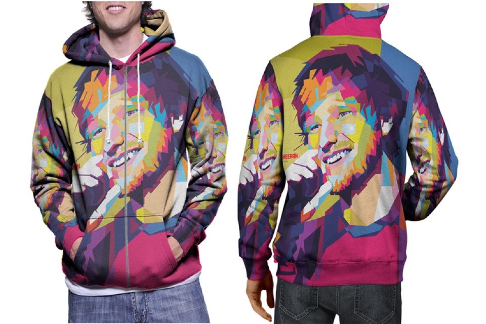 Ed Sheeran Pop Singer Hoodie // Music Fan Pullover