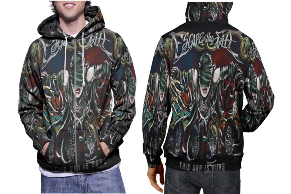 Escape The Fate Hoodie // Post Hardcore Band Pullover