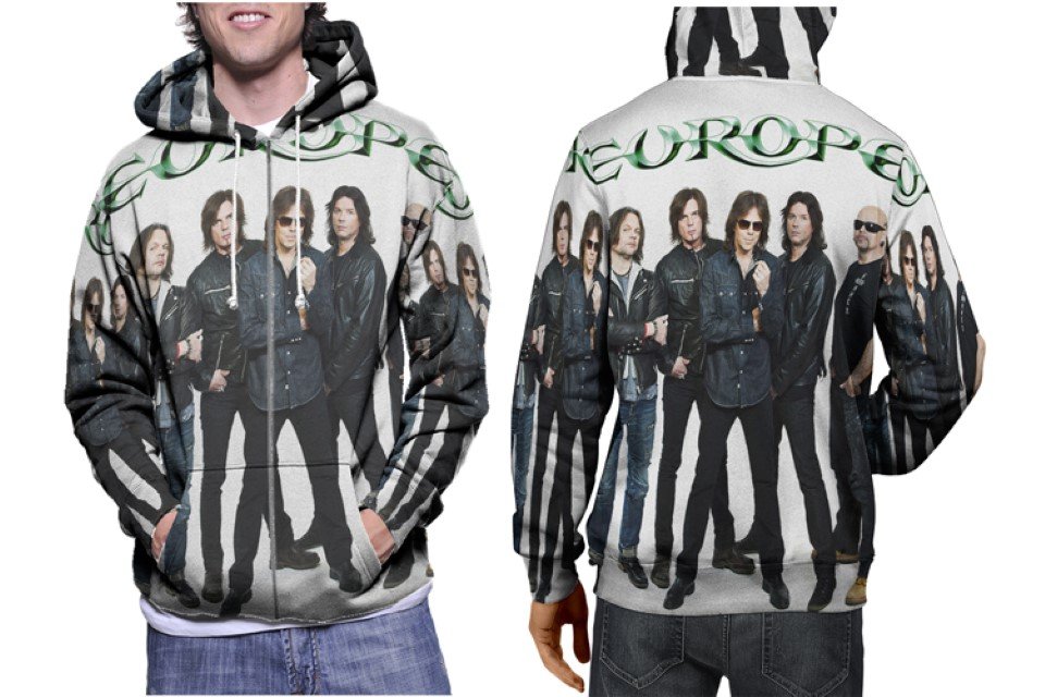 EUROPE Band Final Countdown Hoodie // Rock Music Pullover