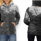 Women Full Print Zip Hoodie – Bleeding Through Style Art Design