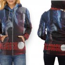 Women Full Print Zip Hoodie – Bloodshot Style Art Design