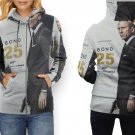Women Full Print Zip Hoodie – Bond 25 Style Art Design