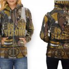 Women Full Print Zip Hoodie – Boston Strong Style Art Design