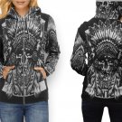Women Full Print Zip Hoodie – Bounty Hunter Style Art Design