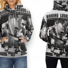 Women Full Print Zip Hoodie – Boxing Legends Kings Of The Ring Style Art Design