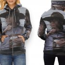Women Full Print Zip Hoodie – Carl Walking Dead Style Art Design