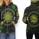 Women Full Print Zip Hoodie – Celtic Flower Style Art Design