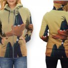 Women Full Print Zip Hoodie – Daffy Duck Style Art Design