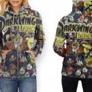 Women Full Print Zip Hoodie – Darkwing Duck Style Art Design